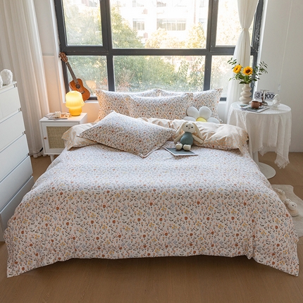 91家纺网 家纺一手货源 找家纺 （总）芷凡家纺 2023新款锦棉磨毛印花四件套