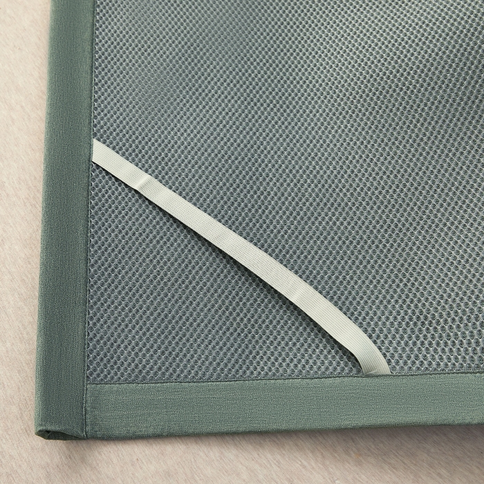 91家纺网 家纺一手货源 找家纺 总伊被源2023新款女王款刺绣冰藤席1200D可机洗可折叠冰丝席-戴菲