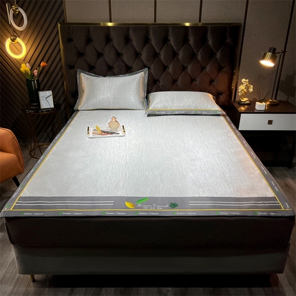 91家纺网 家纺一手货源 找家纺 （总）宅部落 2023款900D粗冰丝肌理纹冰丝席