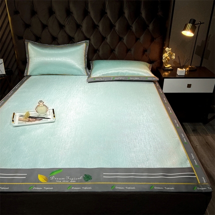 91家纺网 家纺一手货源 找家纺 （总）宅部落 2023款900D粗冰丝肌理纹冰丝席