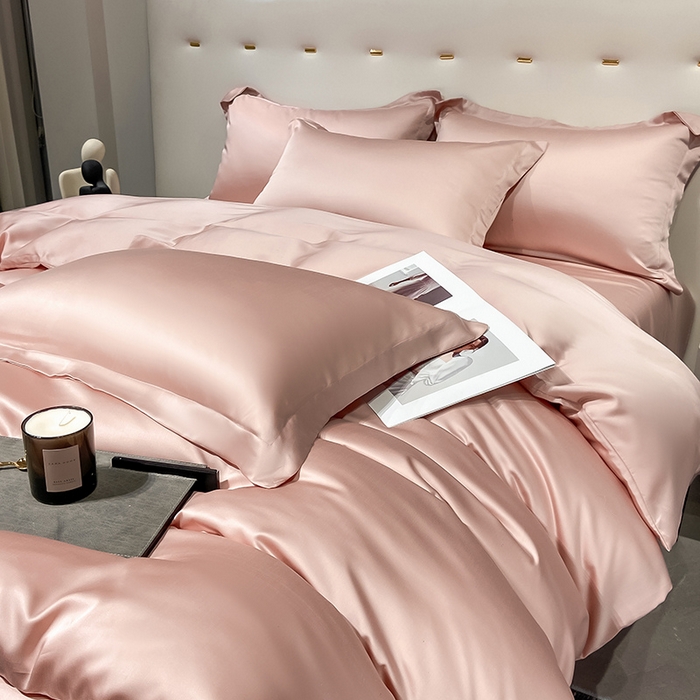 91家纺网 家纺一手货源 找家纺 （总）涵宸 兰精天丝TM纯色四件套