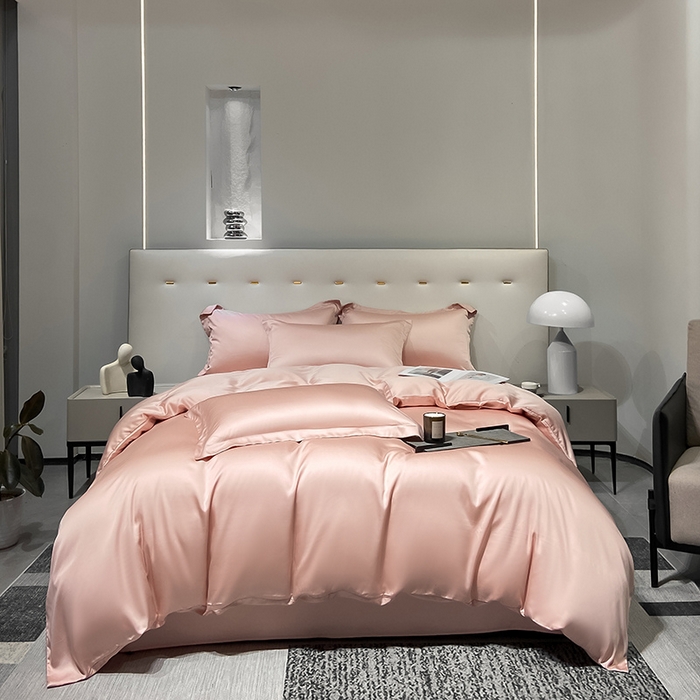 91家纺网 家纺一手货源 找家纺 （总）涵宸 兰精天丝TM纯色四件套