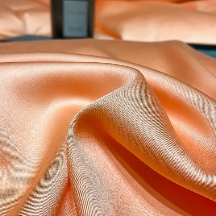 91家纺网 家纺一手货源 找家纺 涵宸 兰精天丝TM纯色四件套 暖橙+星辰兰