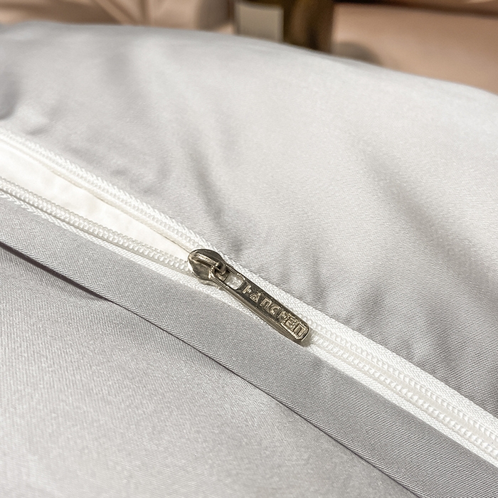 91家纺网 家纺一手货源 找家纺 涵宸 兰精天丝TM纯色四件套 可可棕+大地灰