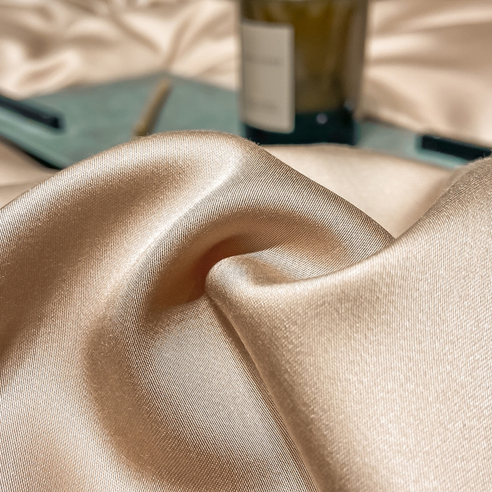 91家纺网 家纺一手货源 找家纺 涵宸 兰精天丝TM纯色四件套 可可棕+大地灰