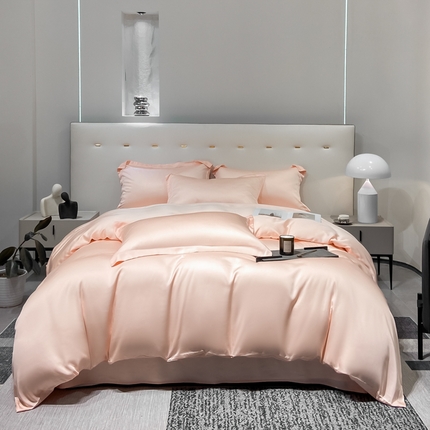 91家纺网 家纺一手货源 找家纺 （总）涵宸 兰精天丝TM纯色四件套