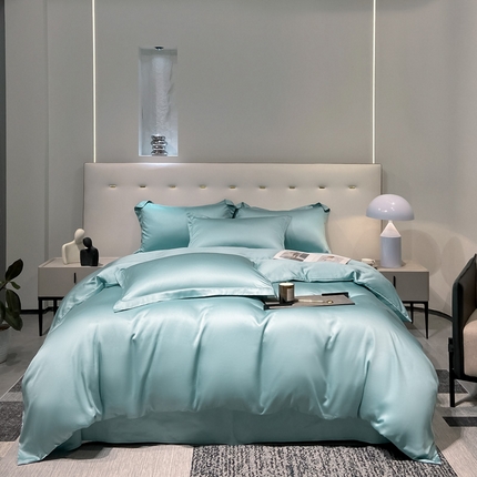 91家纺网 家纺一手货源 找家纺 （总）涵宸 兰精天丝TM纯色四件套