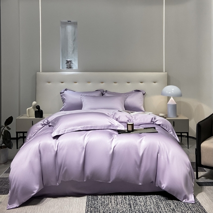 91家纺网 家纺一手货源 找家纺 （总）涵宸 兰精天丝TM纯色四件套