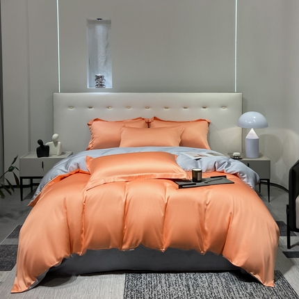 91家纺网 家纺一手货源 找家纺 （总）涵宸 兰精天丝TM纯色四件套