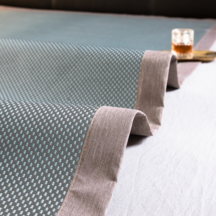 91家纺网 家纺一手货源 找家纺  总 伊被源  2023新款高密度纺织碳光冰藤席