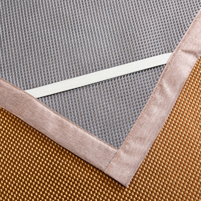 91家纺网 家纺一手货源 找家纺  伊被源  2023新款高密度纺织碳光冰藤席 冰川-咖