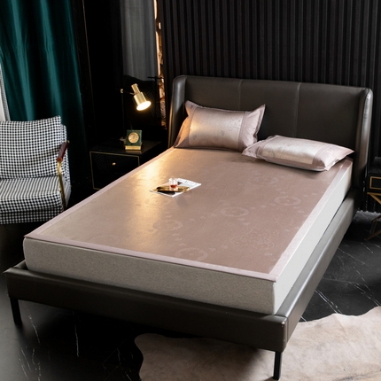  伊被源  2023新款高密度纺织碳光冰藤席 路易登-香槟