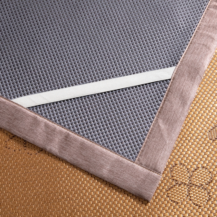 91家纺网 家纺一手货源 找家纺  伊被源  2023新款高密度纺织碳光冰藤席 蝴蝶-金