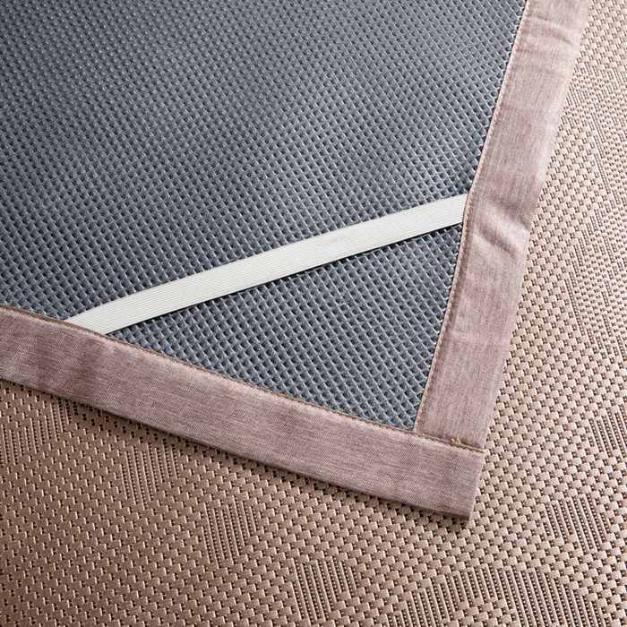 91家纺网 家纺一手货源 找家纺  伊被源  2023新款高密度纺织碳光冰藤席 路易登-香槟