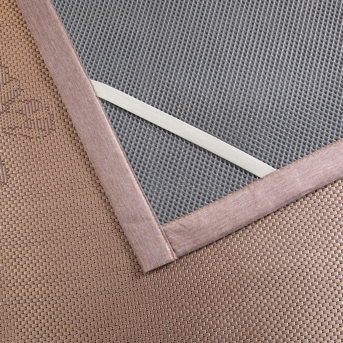 91家纺网 家纺一手货源 找家纺  伊被源  2023新款高密度纺织碳光冰藤席 蝴蝶-香槟