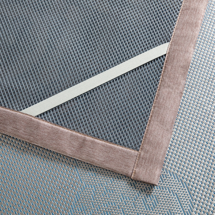 91家纺网 家纺一手货源 找家纺  伊被源  2023新款高密度纺织碳光冰藤席 路易登-灰蓝