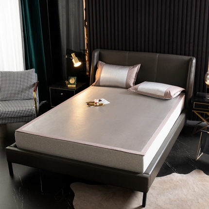 91家纺网 家纺一手货源 找家纺  总 伊被源  2023新款高密度纺织碳光冰藤席