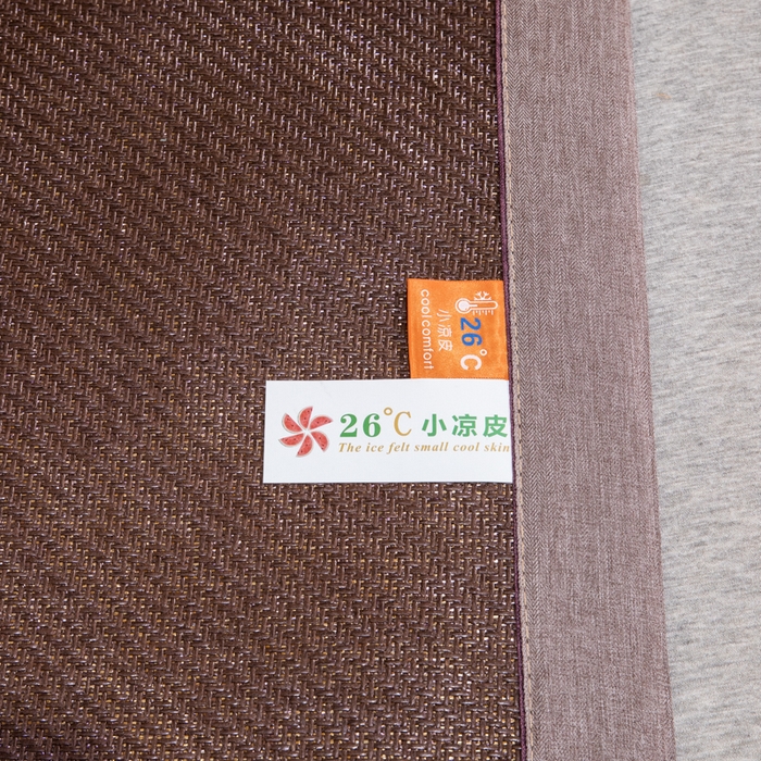 91家纺网 家纺一手货源 找家纺  伊被源  2023新款山茶刺绣艾草凉席系列 山茶刺绣艾草火山炭