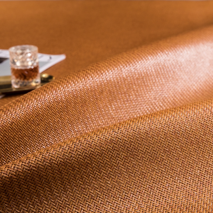 91家纺网 家纺一手货源 找家纺  伊被源  2023新款山茶刺绣艾草凉席系列 山茶刺绣艾草经典咖