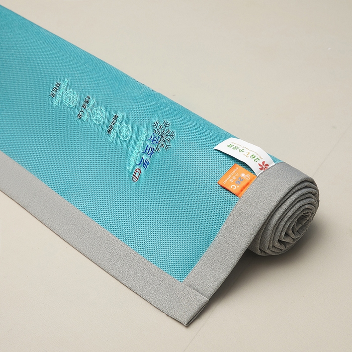 91家纺网 家纺一手货源 找家纺 2023新款凉感冰藤刺绣软席-冰镇席、酷爽席  酷爽席-水兰