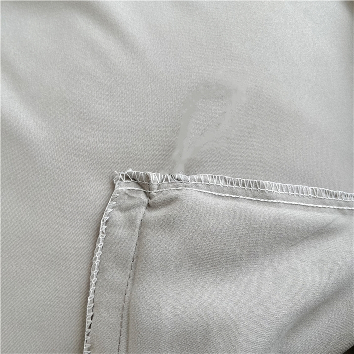 91家纺网 家纺一手货源 找家纺 曼璐单人枕套加厚水洗棉日式无印风格子条纹枕芯套48*74cm 浅灰