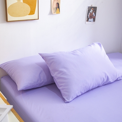 91家纺网 家纺一手货源 找家纺 （总）曼璐单人枕套加厚水洗棉日式无印风格子条纹枕芯套48*74cm