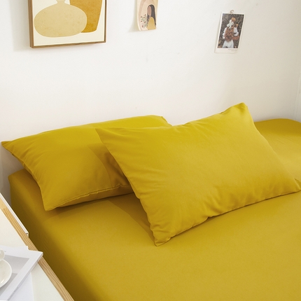 91家纺网 家纺一手货源 找家纺 （总）曼璐单人枕套加厚水洗棉日式无印风格子条纹枕芯套48*74cm