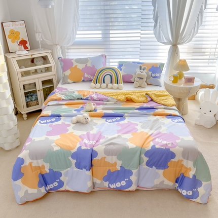 寐居家纺 2023新款针织棉夏被 牛气冲天