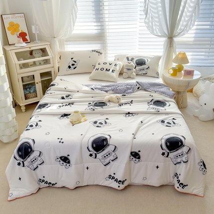 寐居家纺 2023新款针织棉夏被 外太空