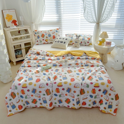 91家纺网 家纺一手货源 找家纺 （总）寐居家纺 2023新款针织棉夏被