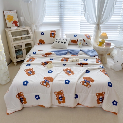 91家纺网 家纺一手货源 找家纺 （总）寐居家纺 2023新款针织棉夏被