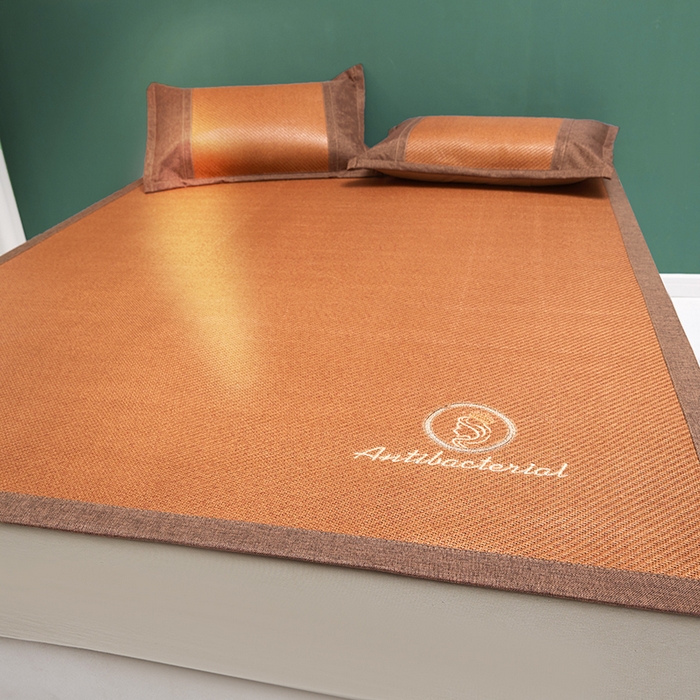 91家纺网 家纺一手货源 找家纺 （总）伊被源 2023新款加厚刺绣古藤席三件套-可可西里