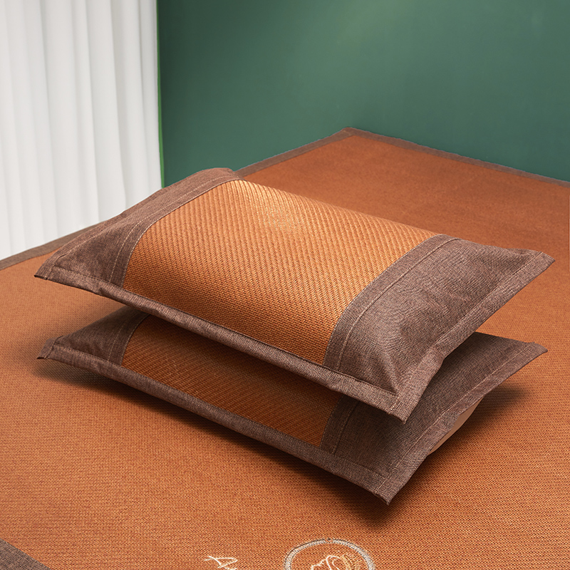 91家纺网 家纺一手货源 找家纺 （总）伊被源 2023新款加厚刺绣古藤席三件套-可可西里