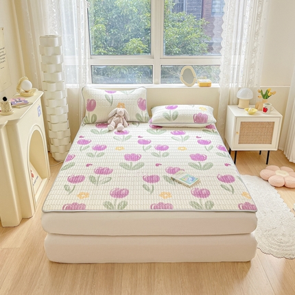 寐居家纺 2023新款夏被同款凉席 爱慕紫