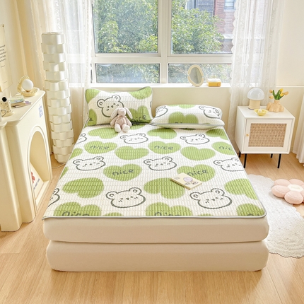 寐居家纺 2023新款夏被同款凉席 森系熊