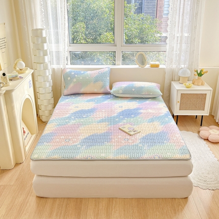 寐居家纺 2023新款夏被同款凉席 五彩缤纷