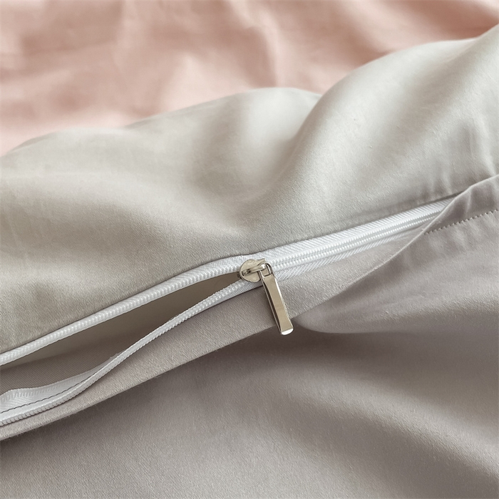 91家纺网 家纺一手货源 找家纺 （总）秀色家纺 2025新品Ａ类60s长绒棉唤醒系列四件套 唤醒-茱萸粉+烟墨灰