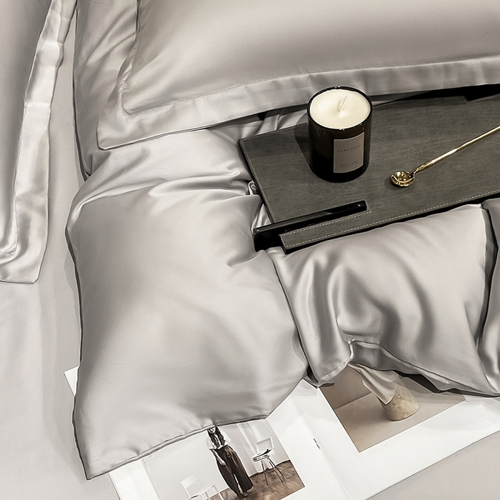 91家纺网 家纺一手货源 找家纺 涵宸家纺  2023新款天丝ᵀᴹ纯色-单被套 单被套-大地灰