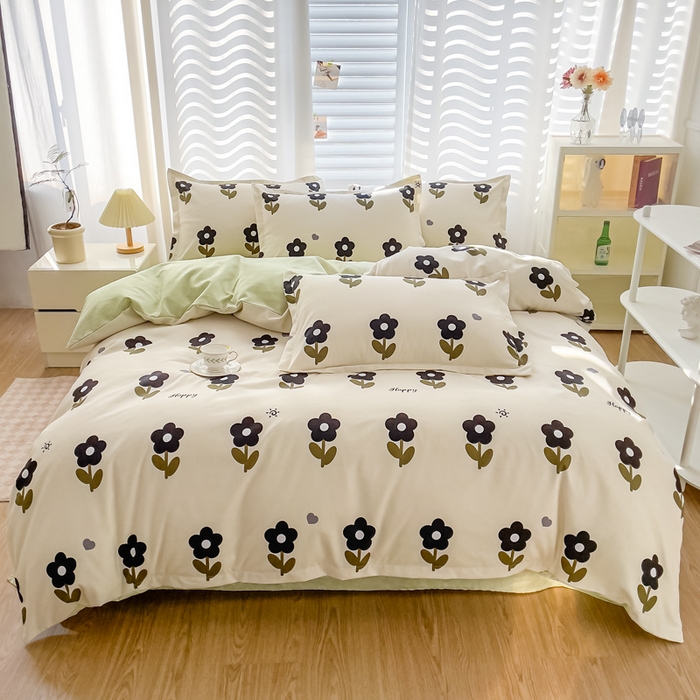 91家纺网 家纺一手货源 找家纺 棠颂 2023新款臻棉植物羊绒四件套 半夏