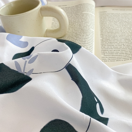 91家纺网 家纺一手货源 找家纺 漫仙阁2024新款亲肤棉芦荟棉单品被套 熊猫贝儿