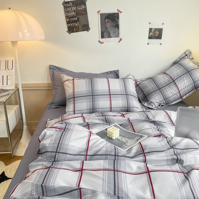 91家纺网 家纺一手货源 找家纺 漫仙阁2024新款亲肤棉芦荟棉单品被套 品质生活