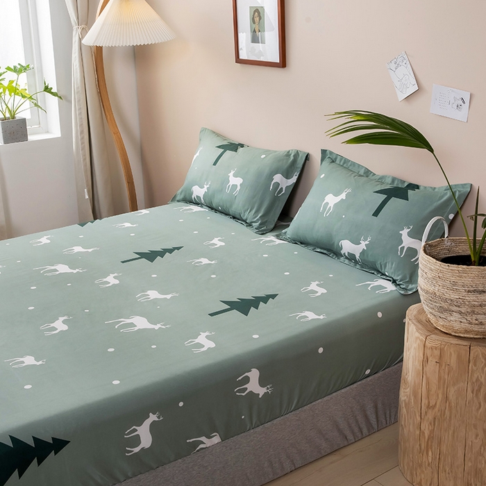 91家纺网 家纺一手货源 找家纺 （总）被多多 2024新款芦荟棉床笠