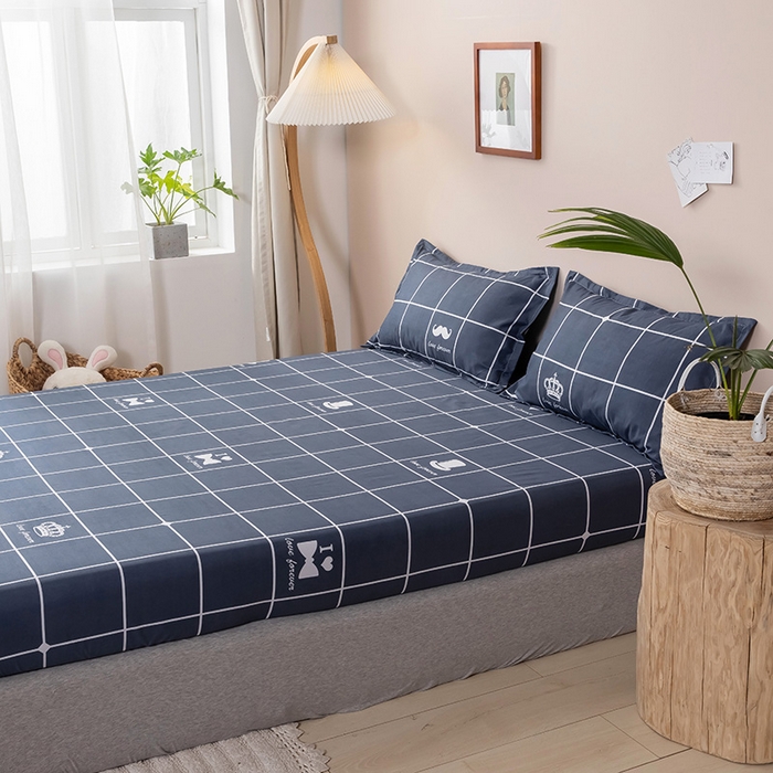 91家纺网 家纺一手货源 找家纺 被多多 2024新款芦荟棉床笠 初遇