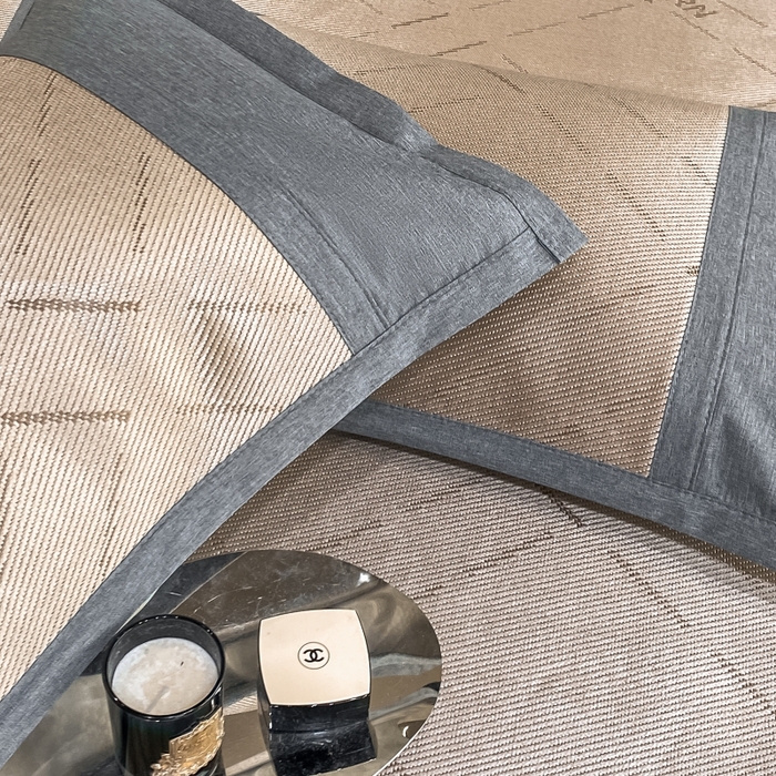 91家纺网 家纺一手货源 找家纺 伊被源 23新款提花冰藤席三件套-宇航员 太空冰帛丝冰藤冰灰咖床席款