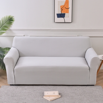 飞翔家居2023新款德绒沙发套 浅灰色