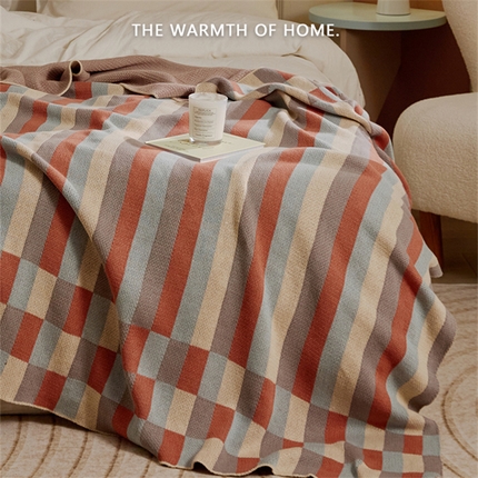 91家纺网 家纺一手货源 找家纺 （总）暖绵绵2025新款A类平行世界针织棉毯子