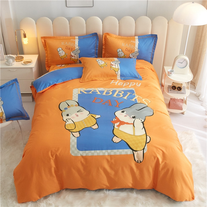 91家纺网 家纺一手货源 找家纺 （总）沐白家居2023大版全棉印花四件套