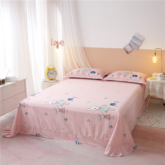 91家纺网 家纺一手货源 找家纺 沐白家居2023大版全棉印花四件套 2安妮日记（有小号 标准 加大）