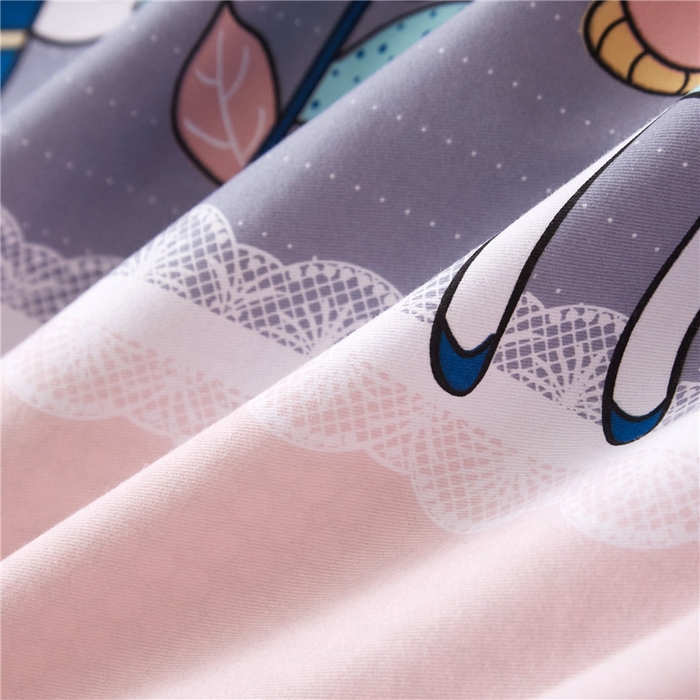 91家纺网 家纺一手货源 找家纺 沐白家居2023大版全棉印花四件套 2安妮日记（有小号 标准 加大）