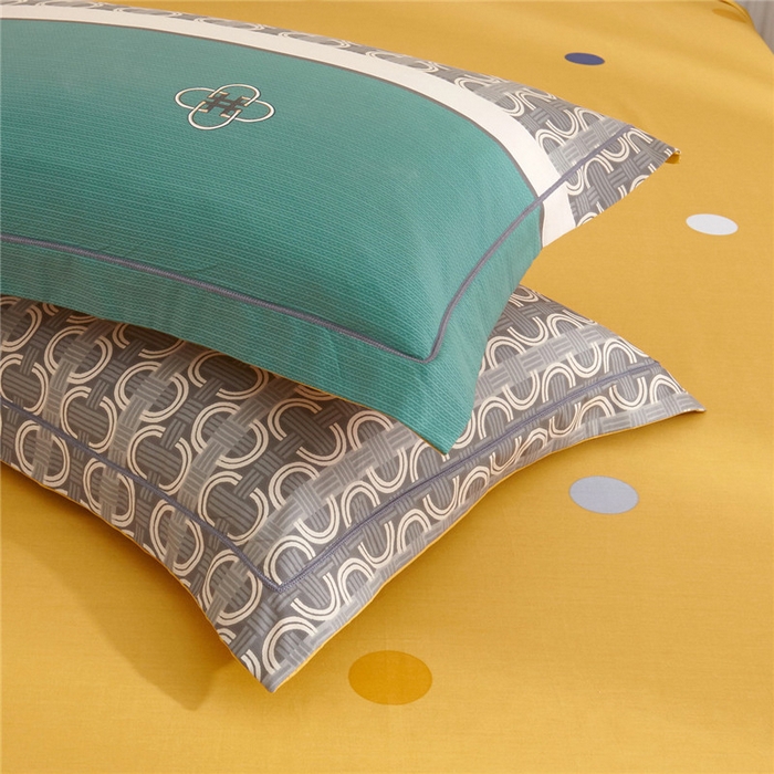 91家纺网 家纺一手货源 找家纺 沐白家居2023大版全棉印花四件套 2戴维森